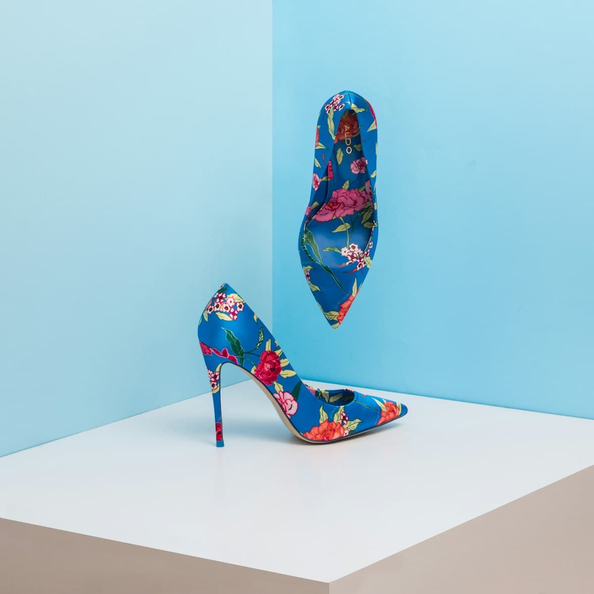 Romeah Porto black leather heel